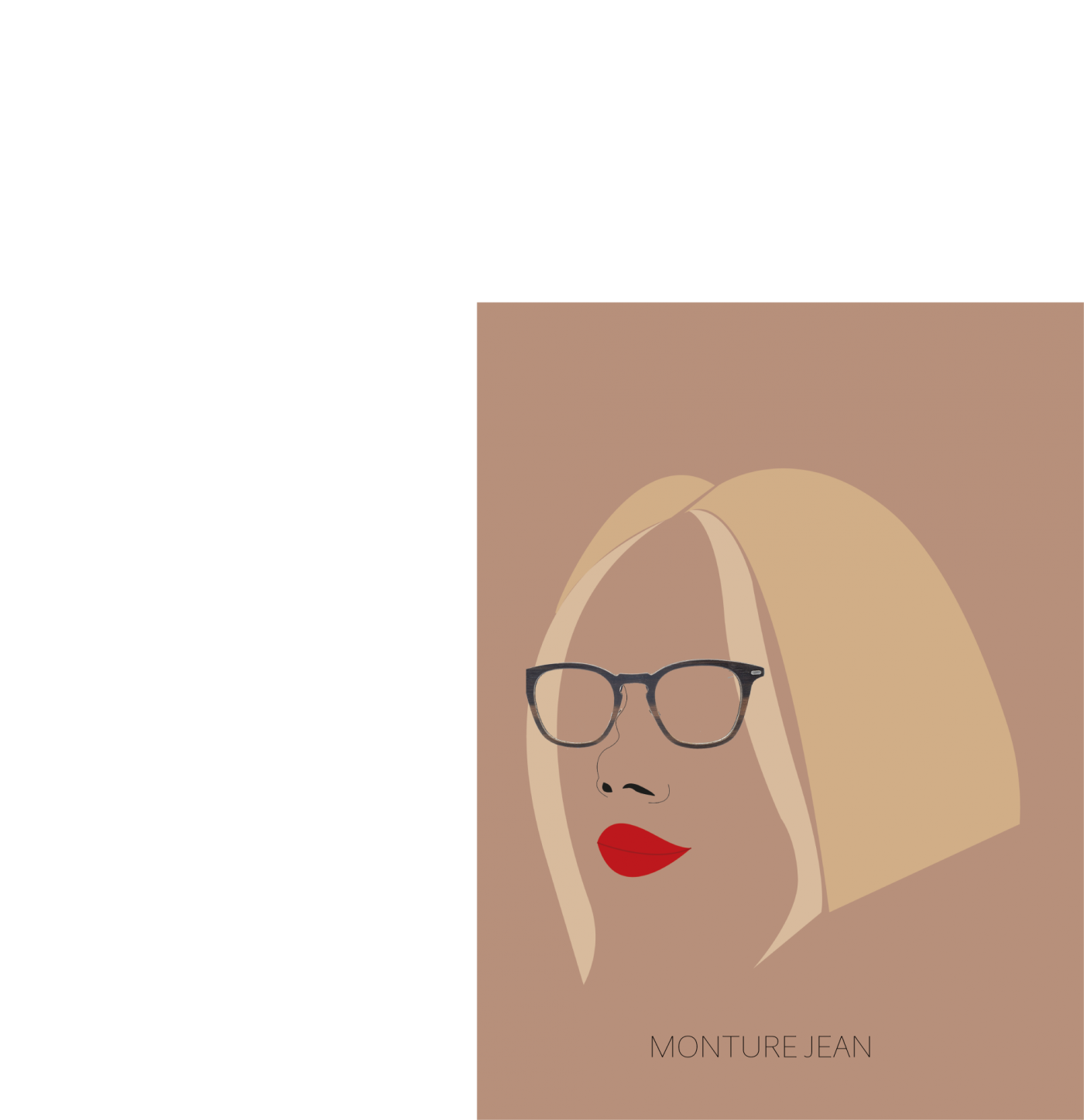 Femme Avec Monture Jean Shelter Lunettes En Bois Cr ateur Lunetier